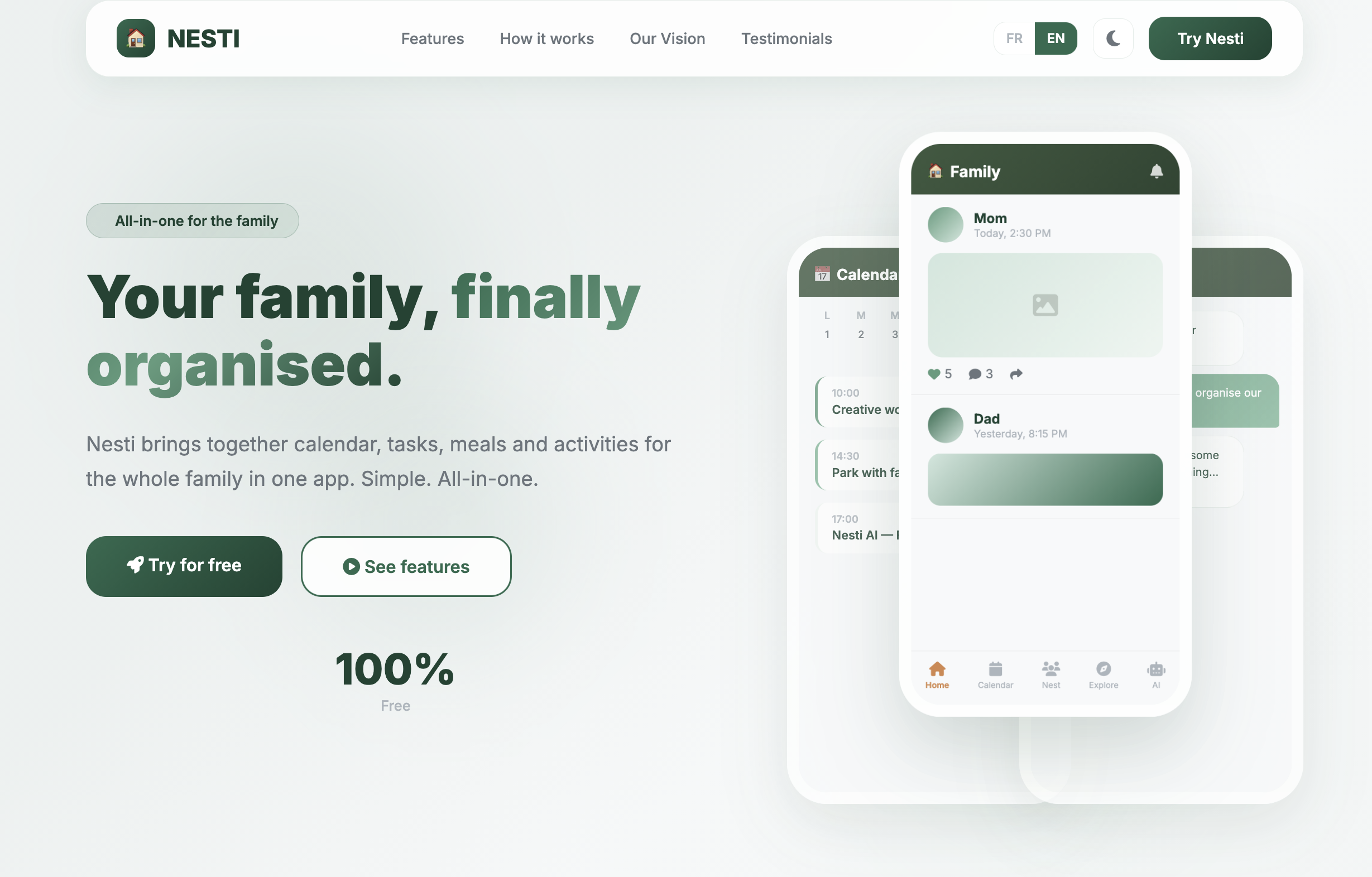 NESTI — Site vitrine